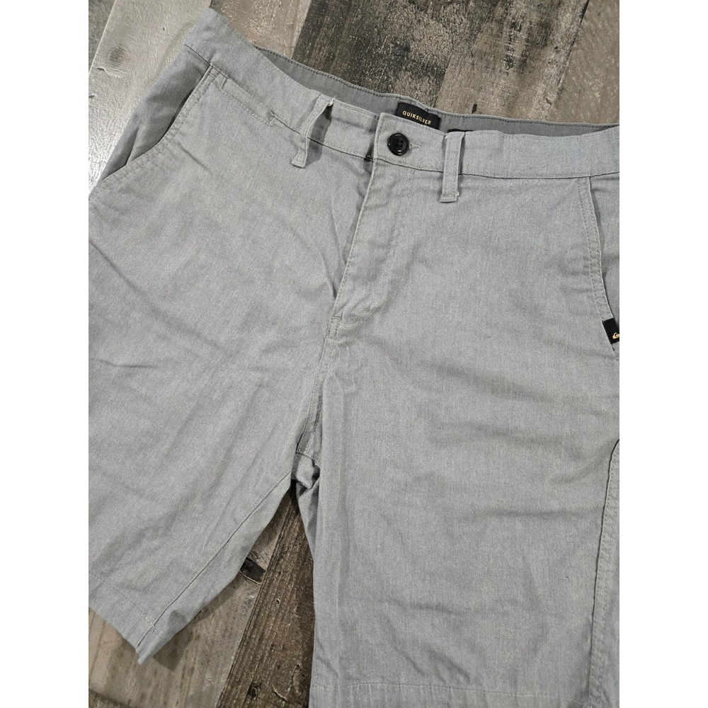 Quiksilver Men's Gray Heather Amphibian Hybrid Casual Walkshorts Mens 32